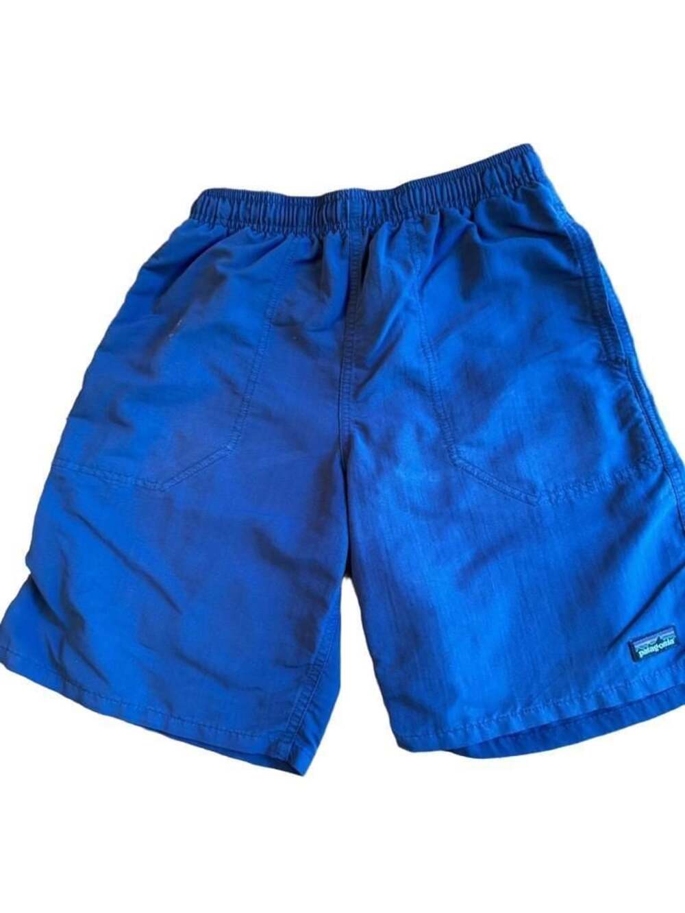Patagonia boys Board Shorts, XL, Blue, Quick-Dry, Elastic Waist, Pockets, Made i